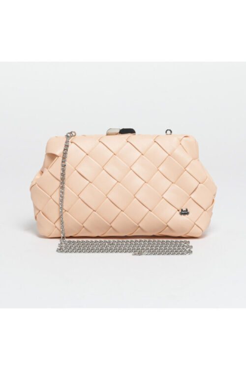 Alternative view of Mimi Muà - Borsa clutch con intreccio