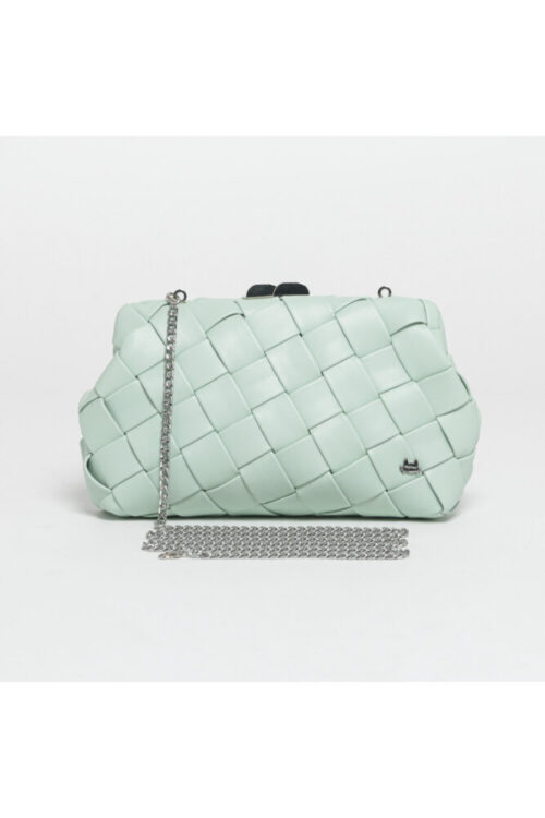 Alternative view of Mimi Muà - Borsa clutch con intreccio