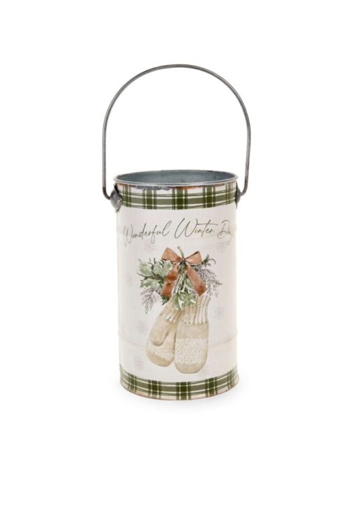 Nuvole di Stoffa - Secchio basso con sci in metallo – Ricordi