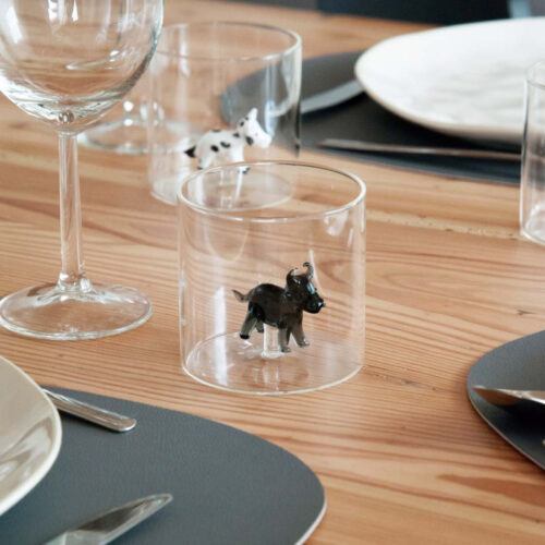 Alternative view of Wd Lifestyle -  Bicchiere in vetro borosilicato con Decoro Toro