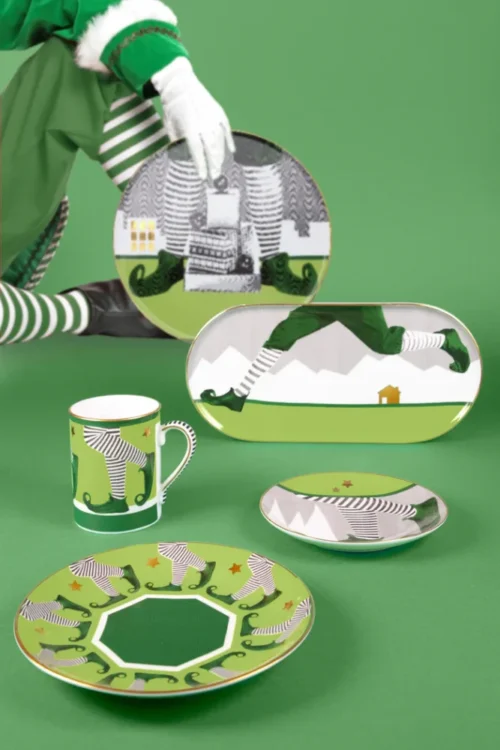 Alternative view of Baci Milano- Piatto in Porcellana Elf & Co