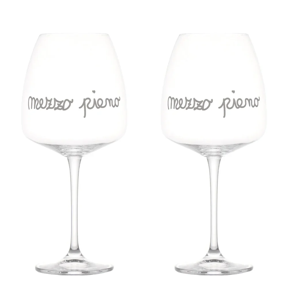 Simple Day Set 2 calici vino Mezzo pieno 77cl - immagine 2