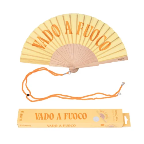 Fisura - Ventaglio giallo “Vado a fuoco”