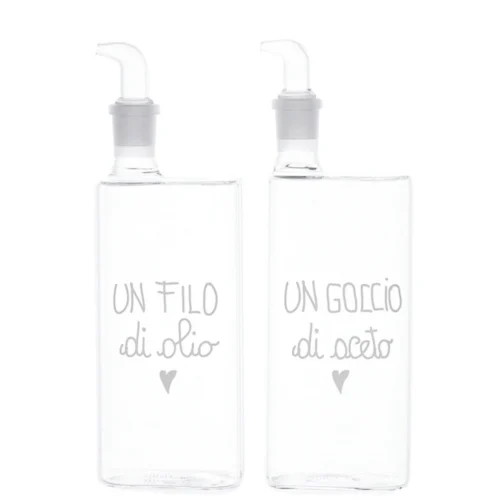 Alternative view of Simple Day Set 2 Bottiglie Un Filo di Olio - Un Goccio di Aceto 2x400ml