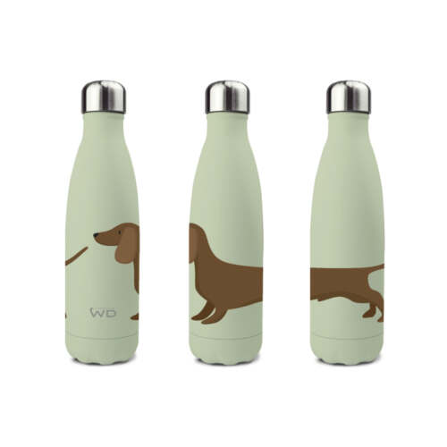 Alternative view of Wd Lifestyle - Bottiglia termica in acciaio inox a doppia parete 500 ml decoro con Cane