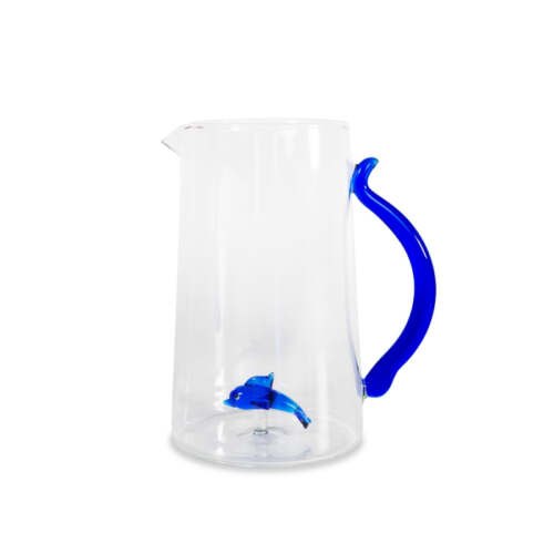 Wd Lifestyle -  Caraffa in Vetro Borosilicato con Delfino