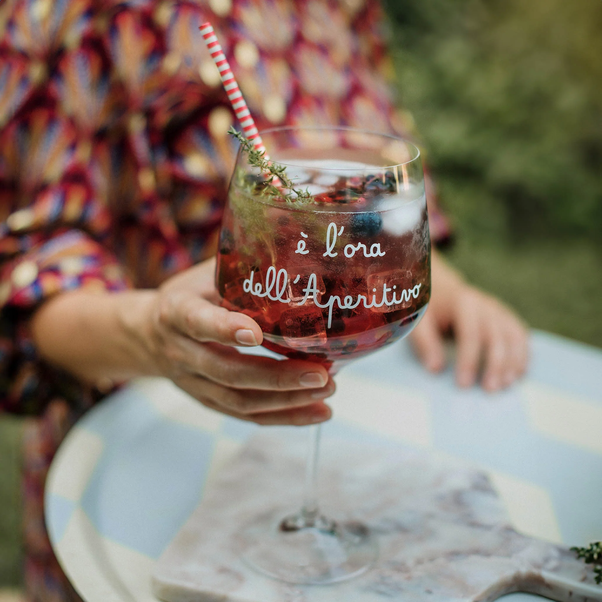 Simple Day Set 2 calici cocktail E' l'ora dell'aperitivo 82cl