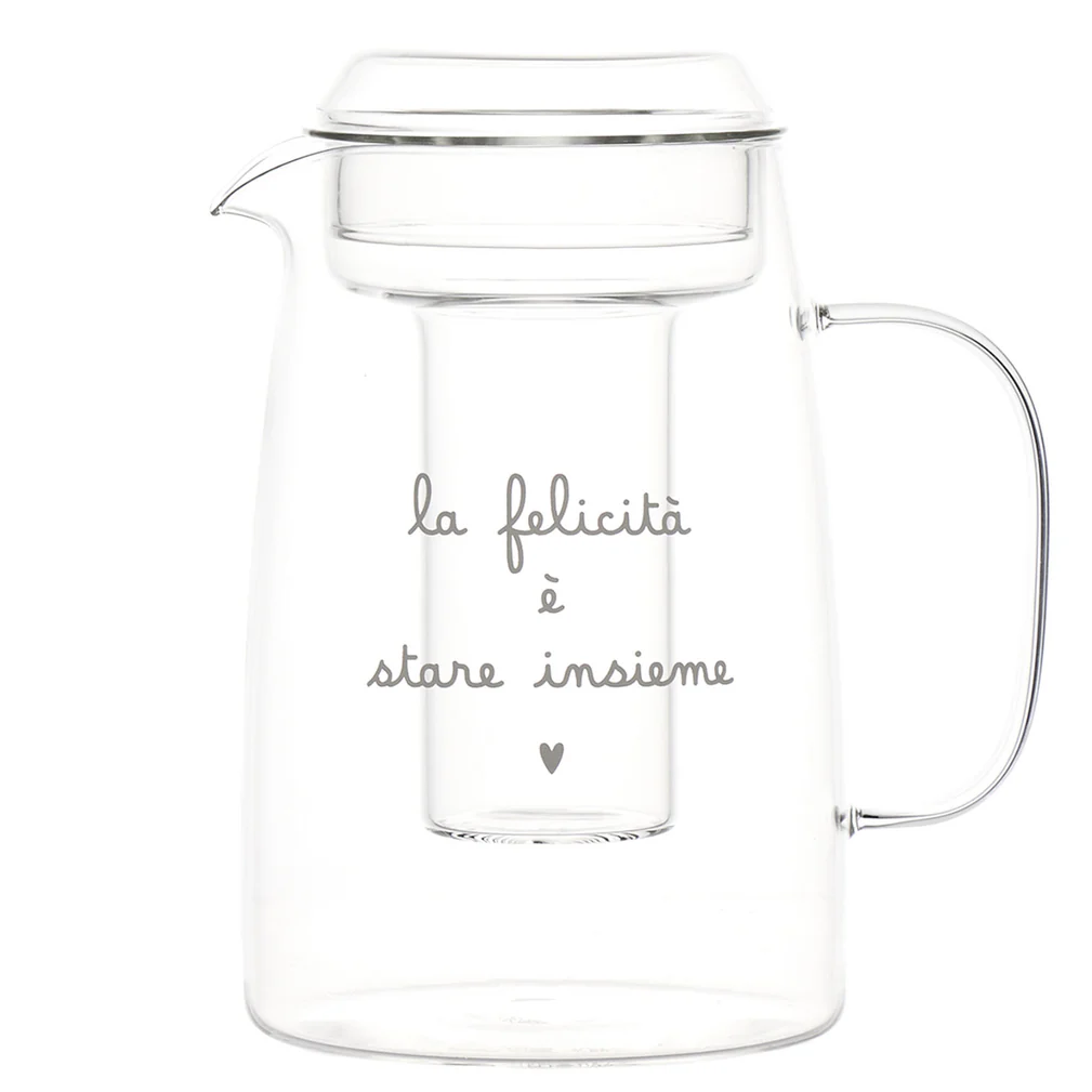 Simple Day - Caraffa con portaghiaccio, La felicità è stare insieme