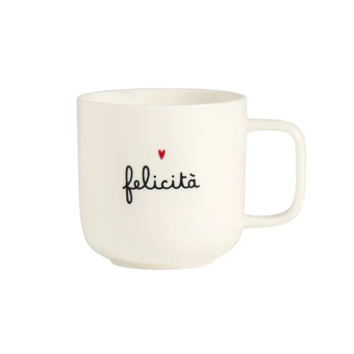 Simple Day Mug bianca Felicità