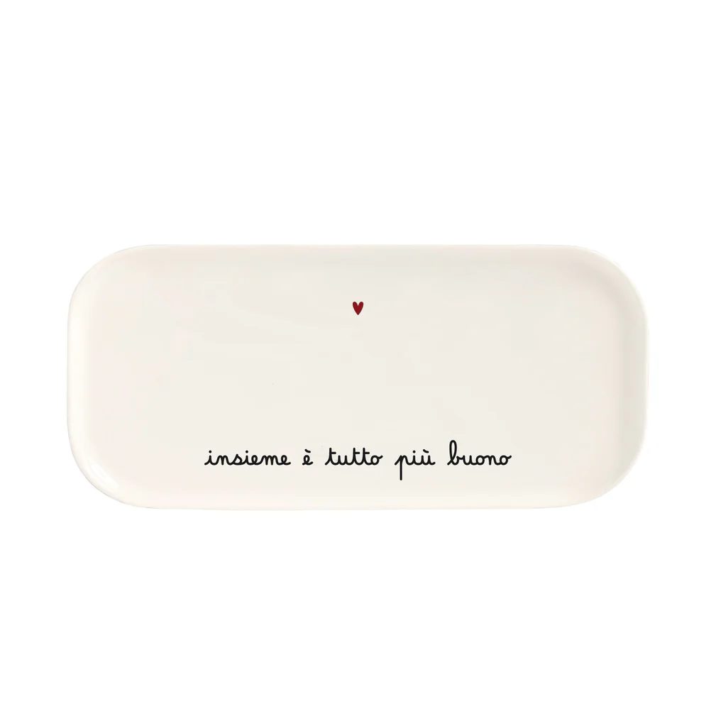 Simple Day Vassoio rettangolare Insieme tutto è più buono