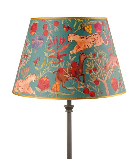 L'Oca Nera - Paralume conico - Tigri - Grande