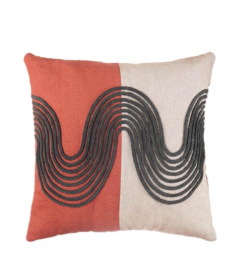 L'Oca Nera - Cuscino Onde Blu