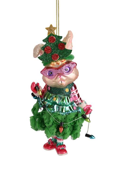 Gift Company - Decorazione da appendere “Bunny Girl con Lampade”