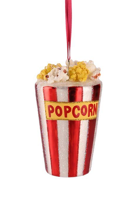 Gift Company - Decorazione da appendere “Popcorn” in vetro
