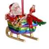 Gift Company - Decorazione da appendere “Babbo Natale su Slitta Arcobaleno”