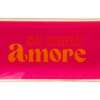 Gift Company - Vassoio decorativo rettangolare in Vetro “So Much Amore” – Rosa Neon
