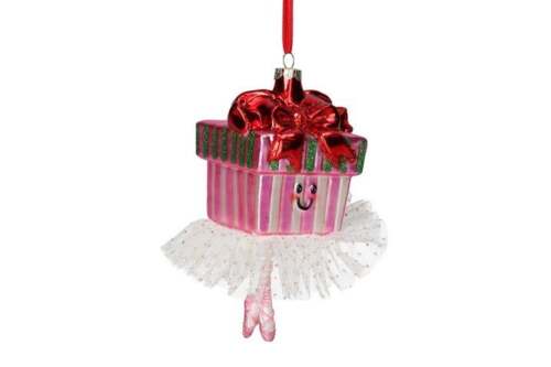 Gift Company - Pacchetto regalo con tutù – Decorazione da appendere natalizia multicolore