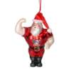 Gift Company - Babbo Natale Bodybuilder – Decorazione Natalizia Rossa