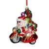 Gift Company - Babbo Natale in Moto con Sidecar – Decorazione Natalizia Multicolore