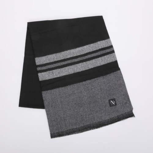 7x8 Wear it - Sciarpa a Righe – Nero