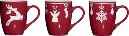 Magnus Home - Mug “Navidad” in Porcellana – 360 ml - Fiocco neve