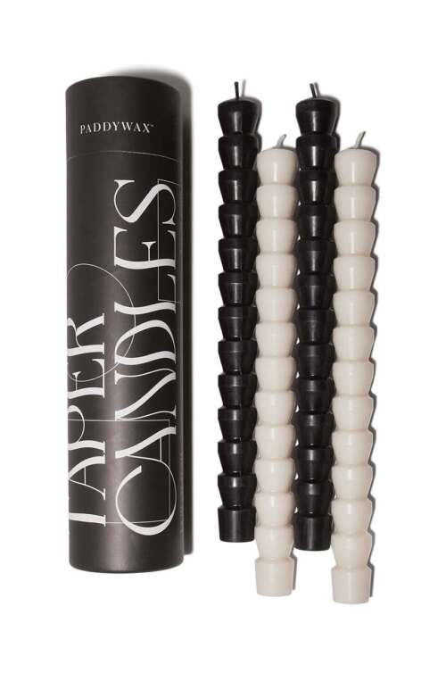 Paddywax - Set candele Black & White pacco da 4