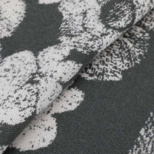 Alternative view of Mimi Muà - Sciarpa con Fiori e Cornice – Verde Militare