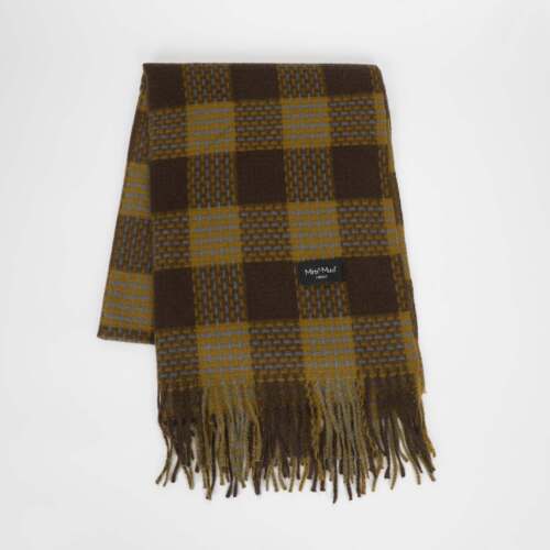 Mimi Muà - Sciarpa a Quadri – Verde Militare