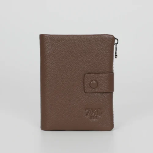 7x8 Wear it - Portafoglio Mini in Pelle – Marrone