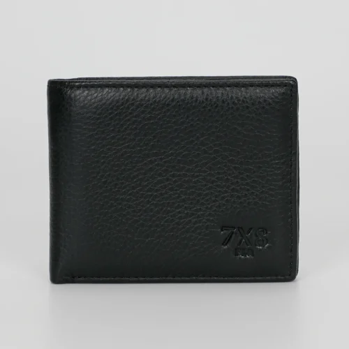 7x8 Wear it - Portafoglio Mini in Pelle – Nero