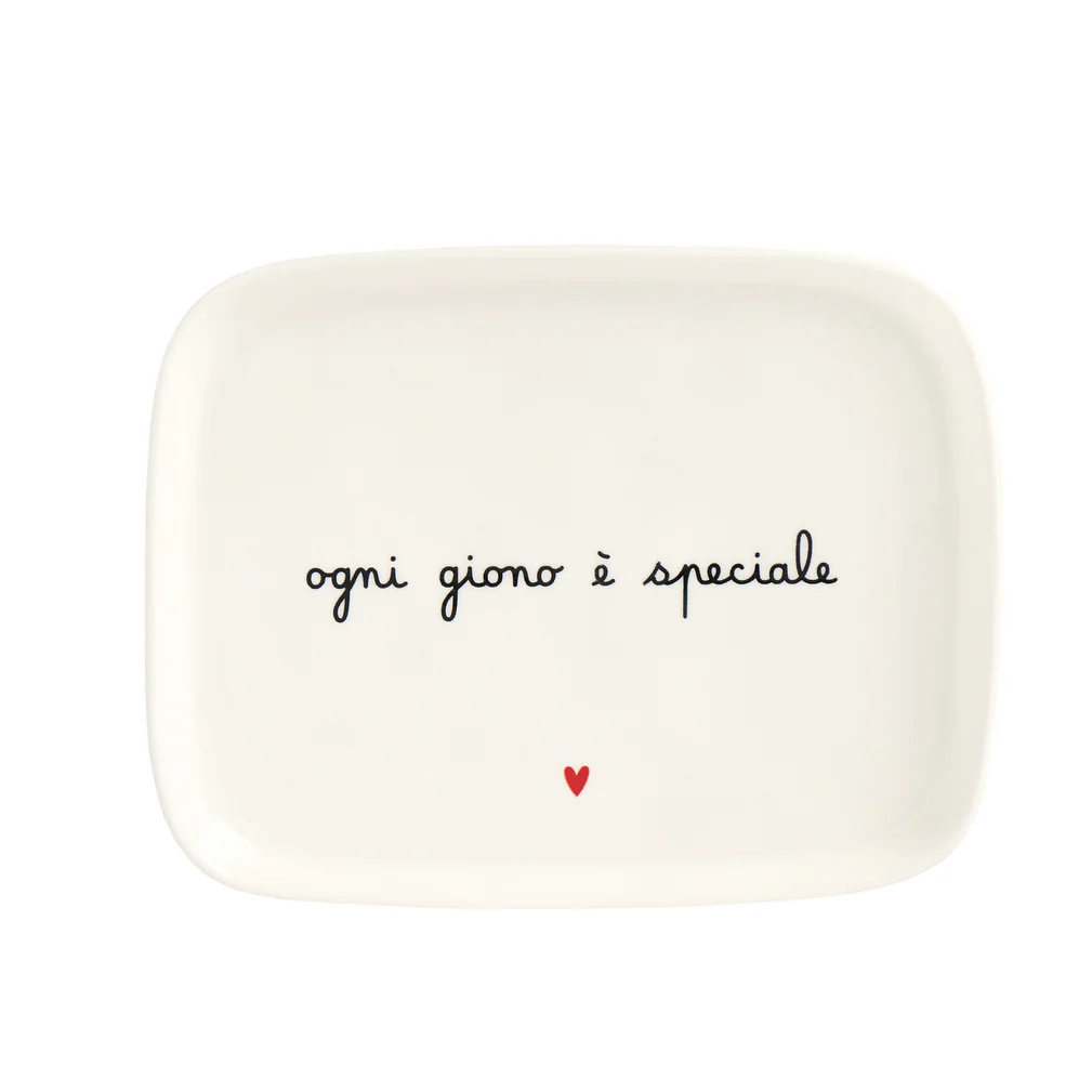 Simple Day - Piatto rettangolare Ogni giorno è speciale