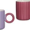 Magnus Regalo - Mug Raida Berry 360 ml in Porcellana – Tazza Decorata Col. Ciclamino
