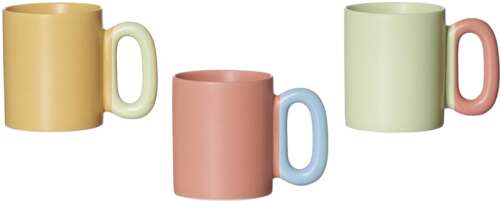 Magnus Regalo - Mug Spring 330 ml in Porcellana Col giallo chiaro