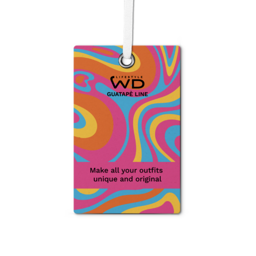 Alternative view of Wd Lifestyle - Borsa a nodo lavorata a maglia. Decorazione onde