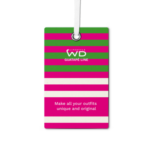 Alternative view of Wd Lifestyle - Borsa a nodo lavorata a maglia. Decorazione Righe orizzontali