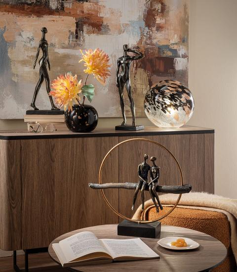 Alternative view of L'Oca Nera - Scultura decorativa uomo