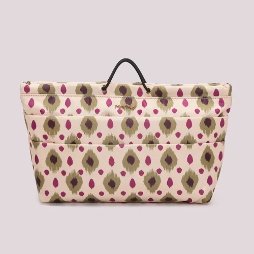 Mimi Muà - Portaoggetti in nylon - Beige e verde