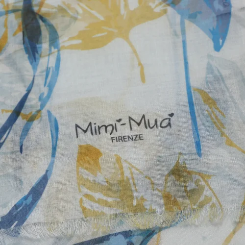 Alternative view of Mimi Muà - Foulard con Stampa Animalier 135x135 cm - Celeste