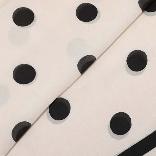 Alternative view of Mimi Muà - Foulard in Fantasia Bubble 90x90 cm - Nero