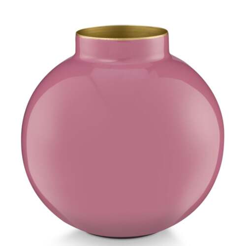 Pip Studio - Vaso in metallo Pink 17 cm