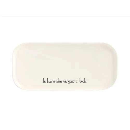 Simple Day - Vassoio rettangolare Le buone idee vengono a tavola