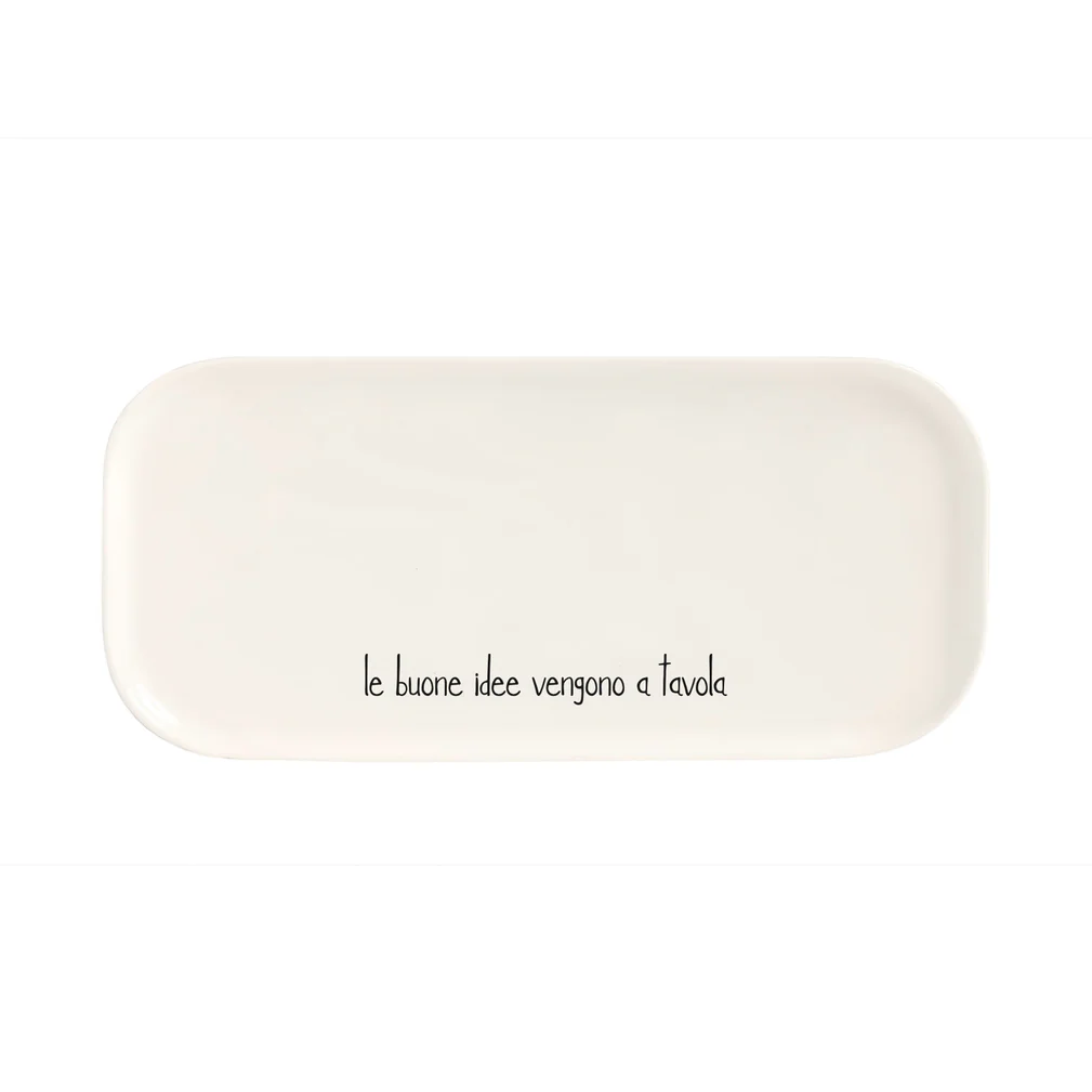 Simple Day - Vassoio rettangolare Le buone idee vengono a tavola