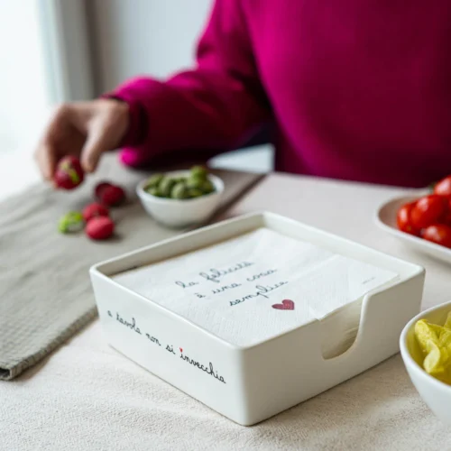 Alternative view of Simple Day - Portatovaglioli A tavola non si invecchia