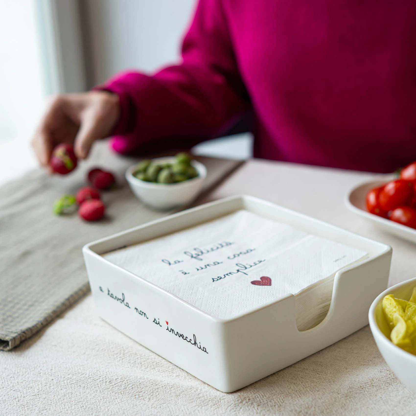 Simple Day - Portatovaglioli A tavola non si invecchia - immagine 2