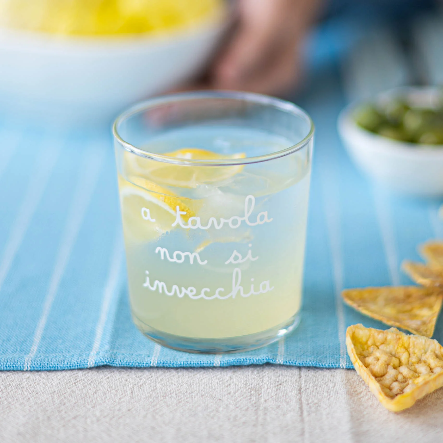 Simple Day - Set 6 Bicchieri acqua a tavola non si invecchia - immagine 2