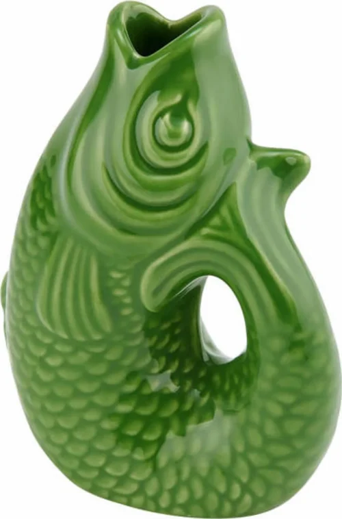 Gift Company - Monsieur Carafon S - Vaso Caraffa Pesce - Verde